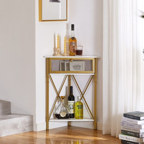 Vecelo corner table for small - corner,